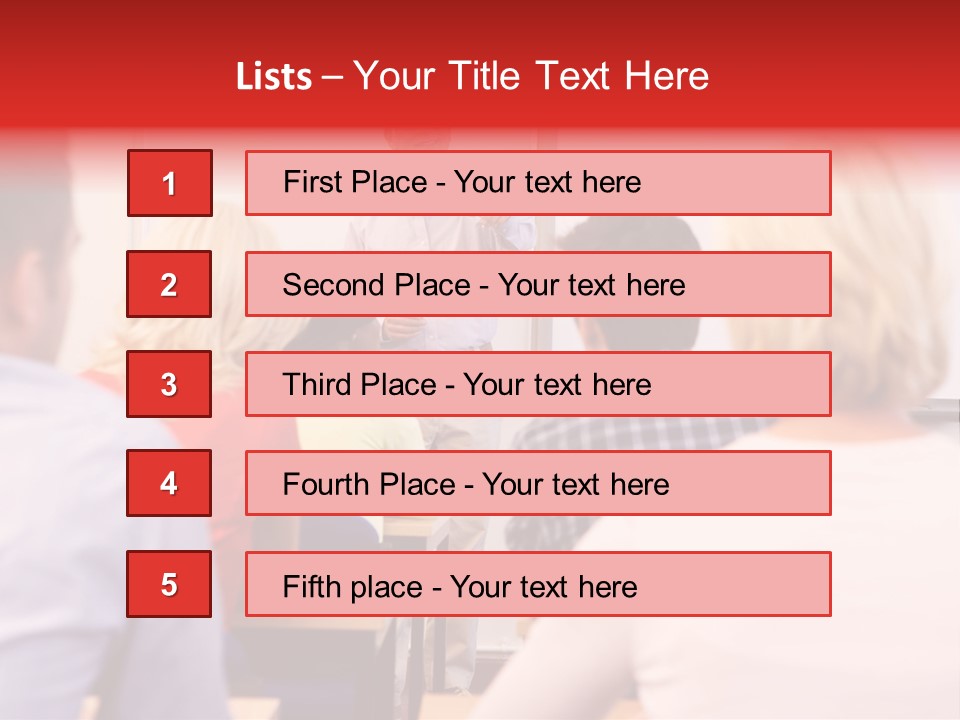 Tutor People Mixed PowerPoint Template