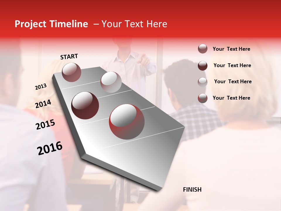 Tutor People Mixed PowerPoint Template
