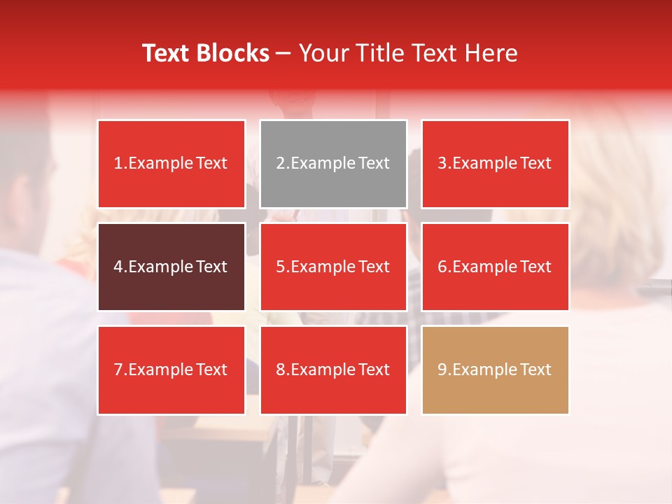 Tutor People Mixed PowerPoint Template