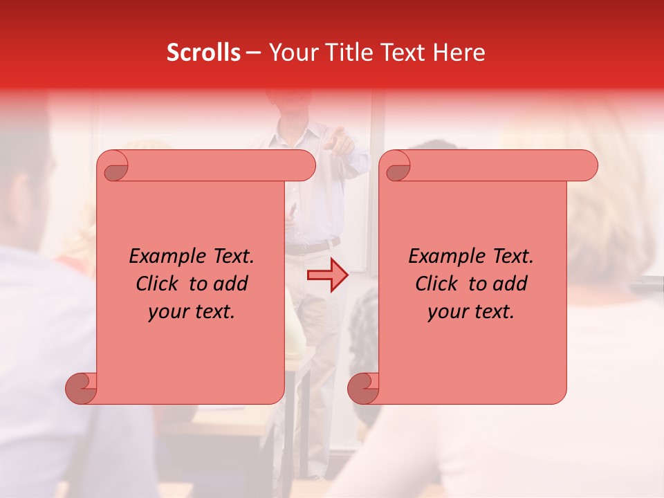 Tutor People Mixed PowerPoint Template