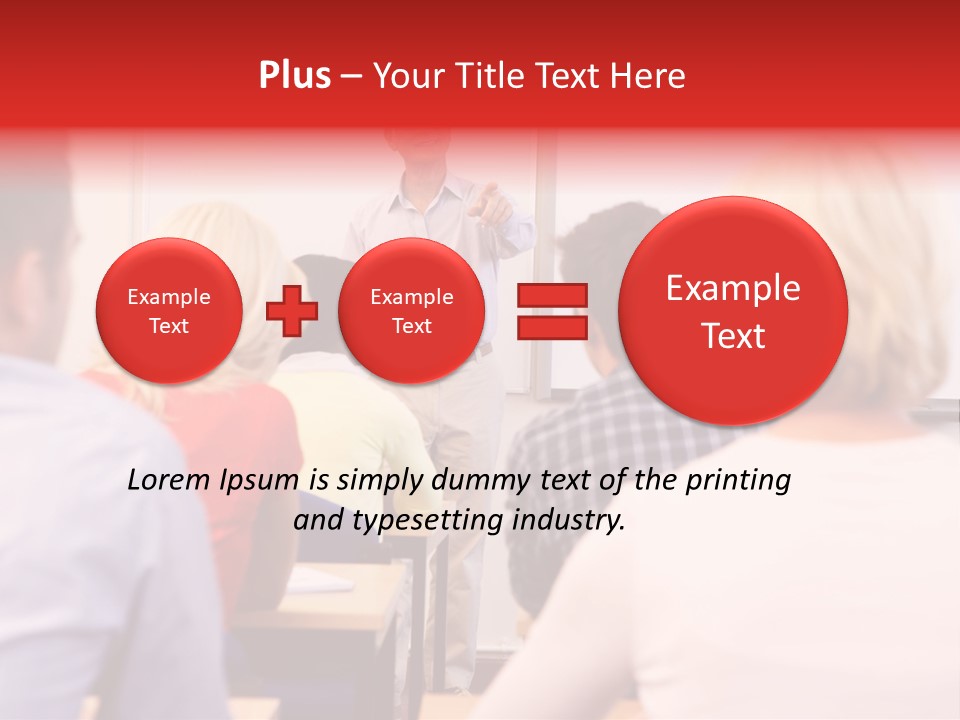 Tutor People Mixed PowerPoint Template