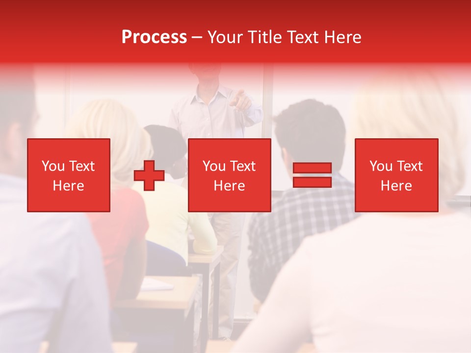 Tutor People Mixed PowerPoint Template