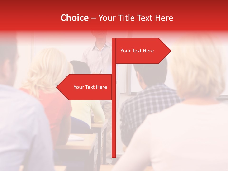 Tutor People Mixed PowerPoint Template