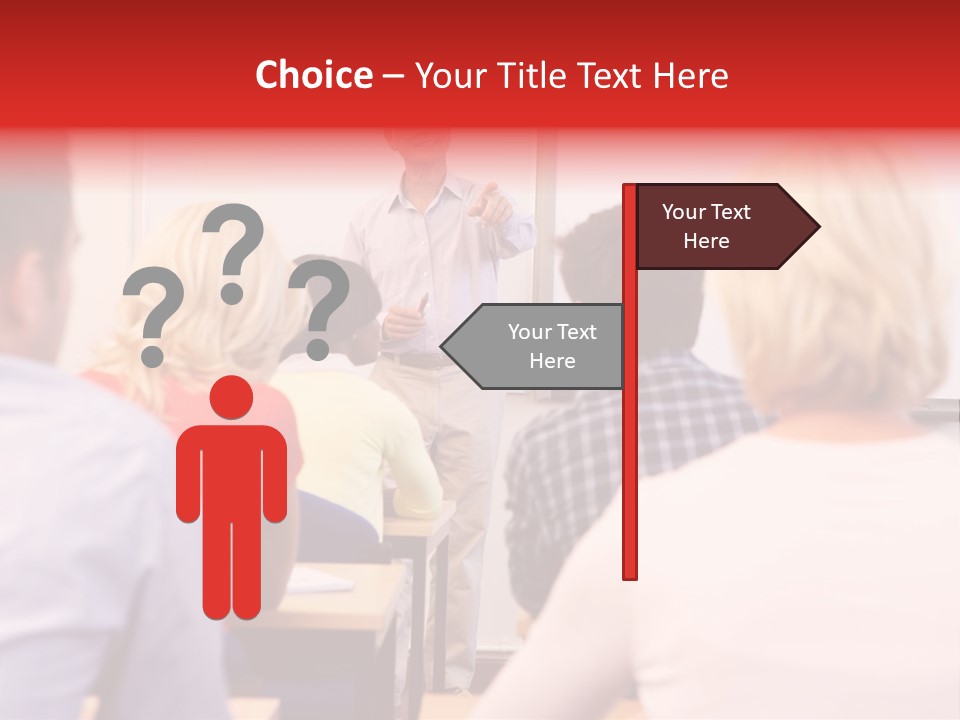 Tutor People Mixed PowerPoint Template