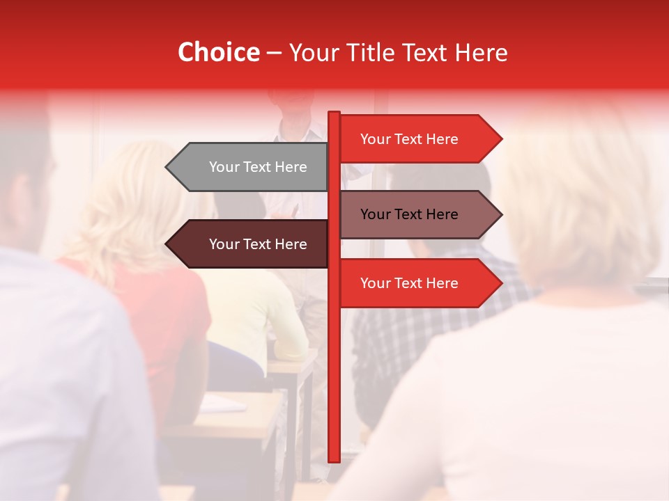 Tutor People Mixed PowerPoint Template