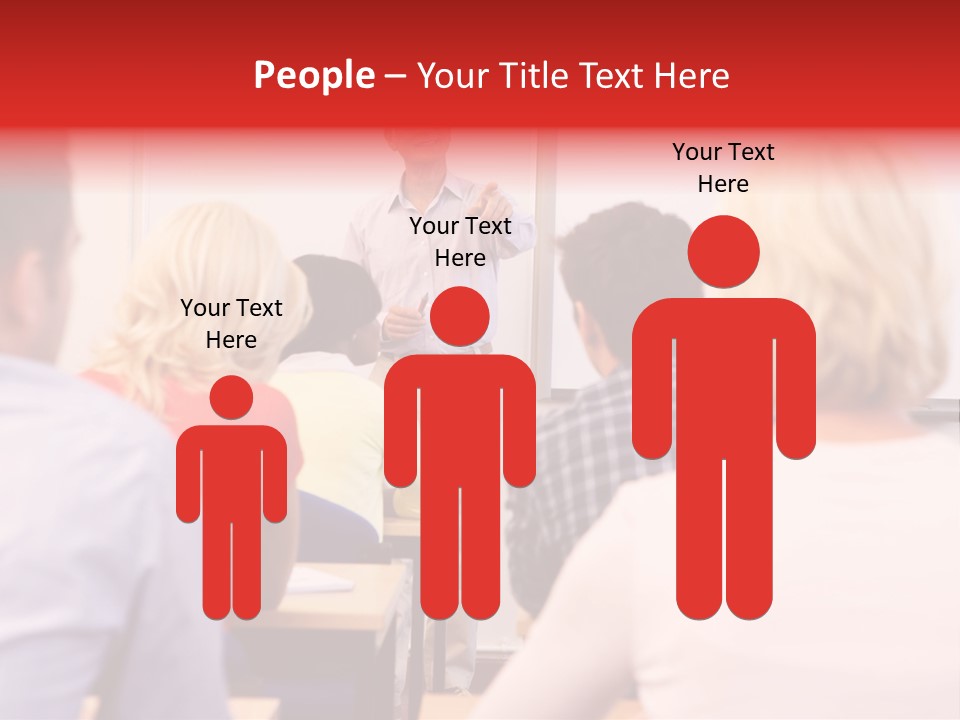 Tutor People Mixed PowerPoint Template