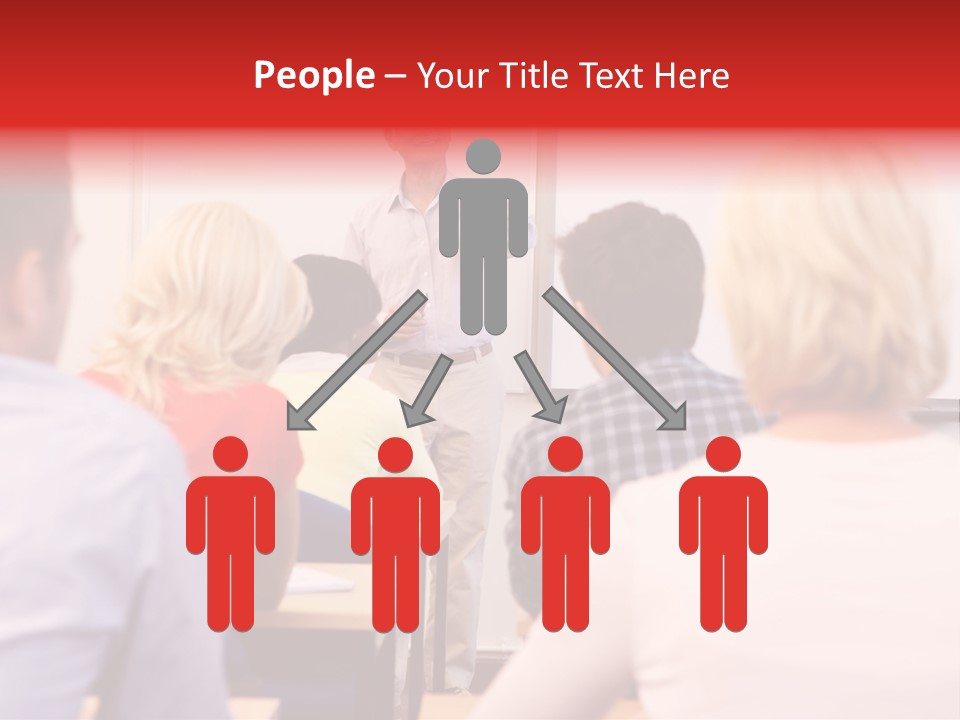 Tutor People Mixed PowerPoint Template