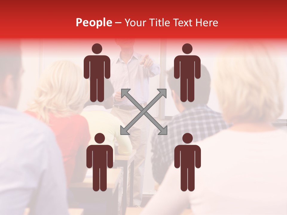 Tutor People Mixed PowerPoint Template