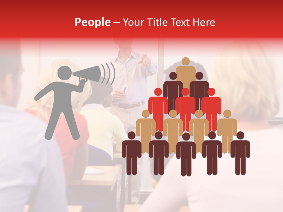 Tutor People Mixed PowerPoint Template