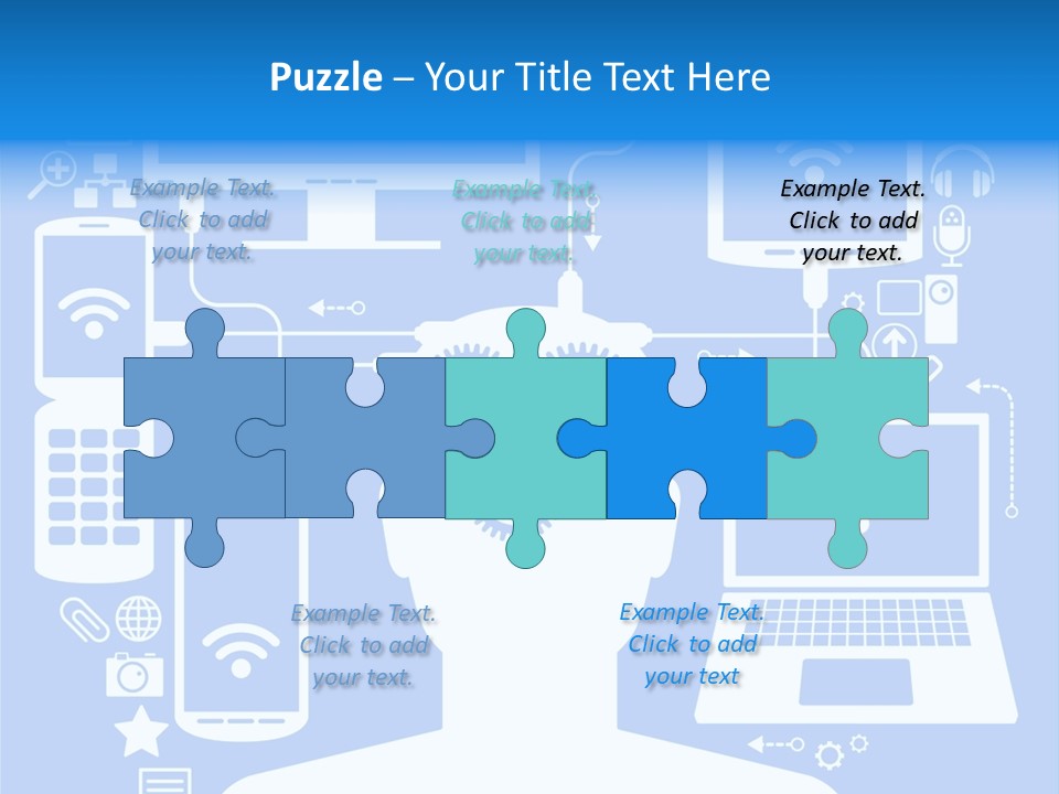 Gear Concept People PowerPoint Template