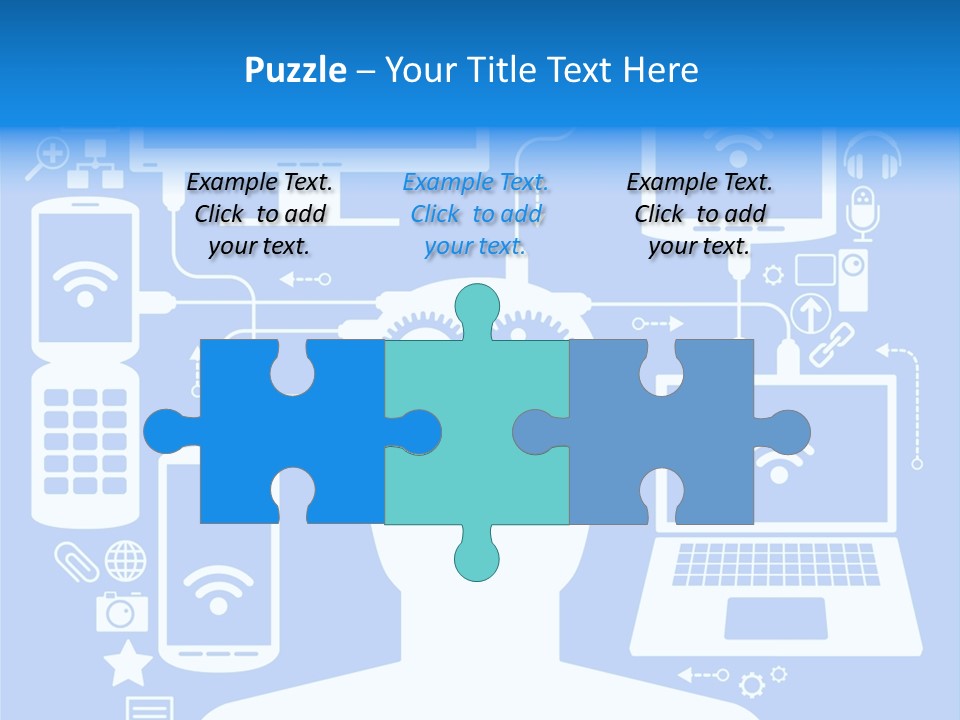 Gear Concept People PowerPoint Template