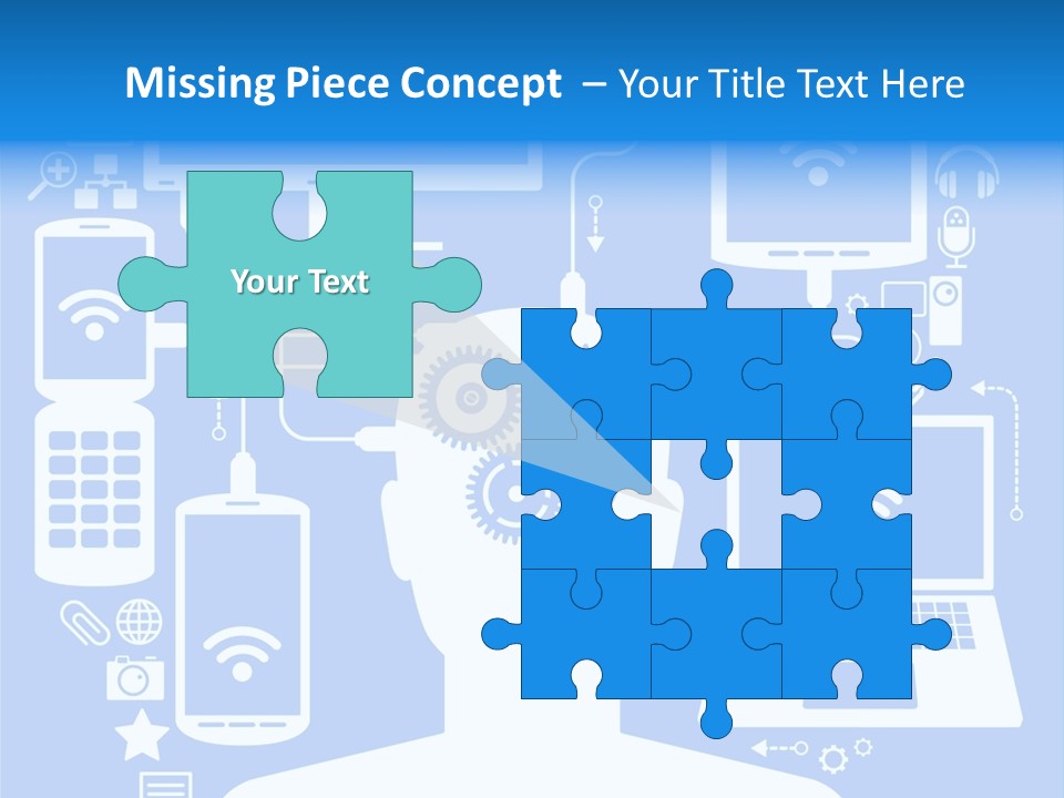 Gear Concept People PowerPoint Template