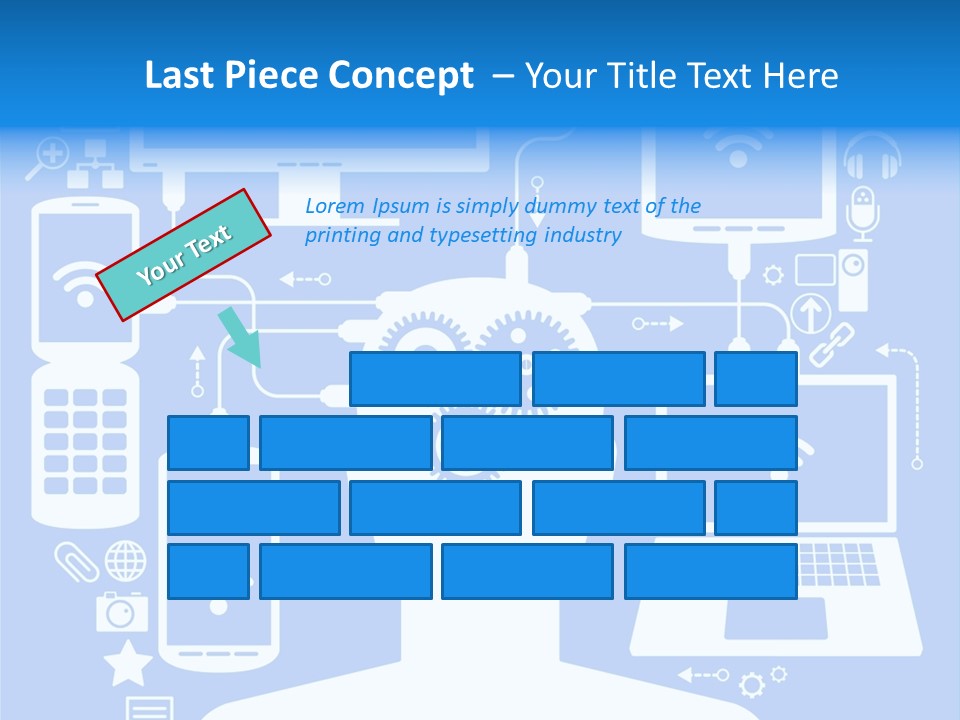 Gear Concept People PowerPoint Template
