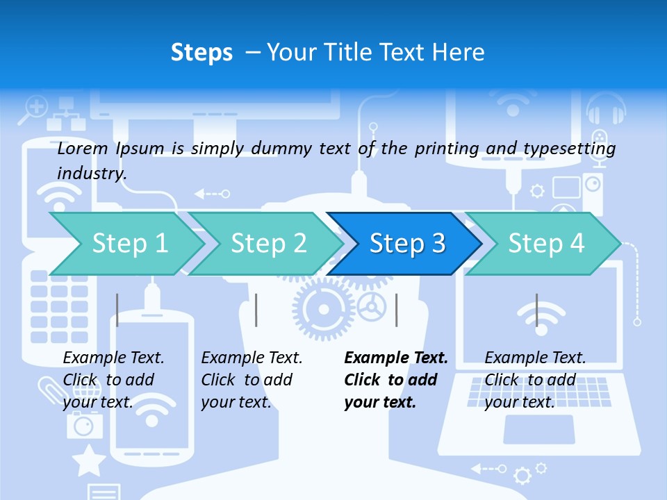 Gear Concept People PowerPoint Template