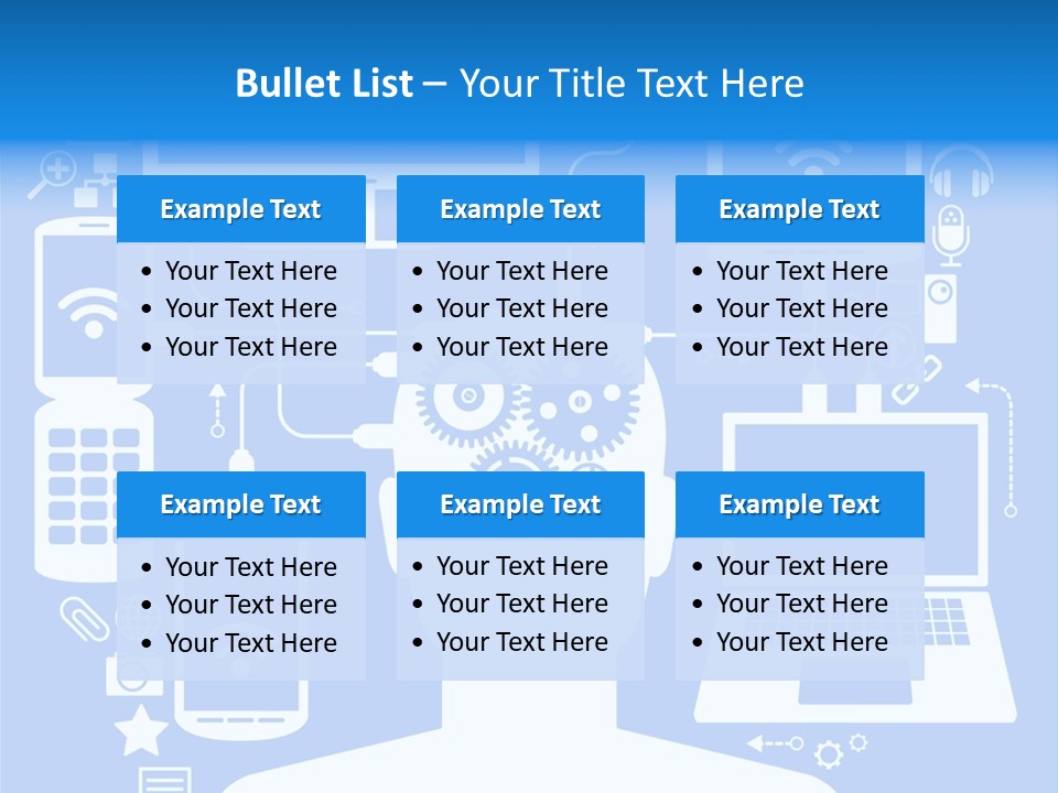 Gear Concept People PowerPoint Template