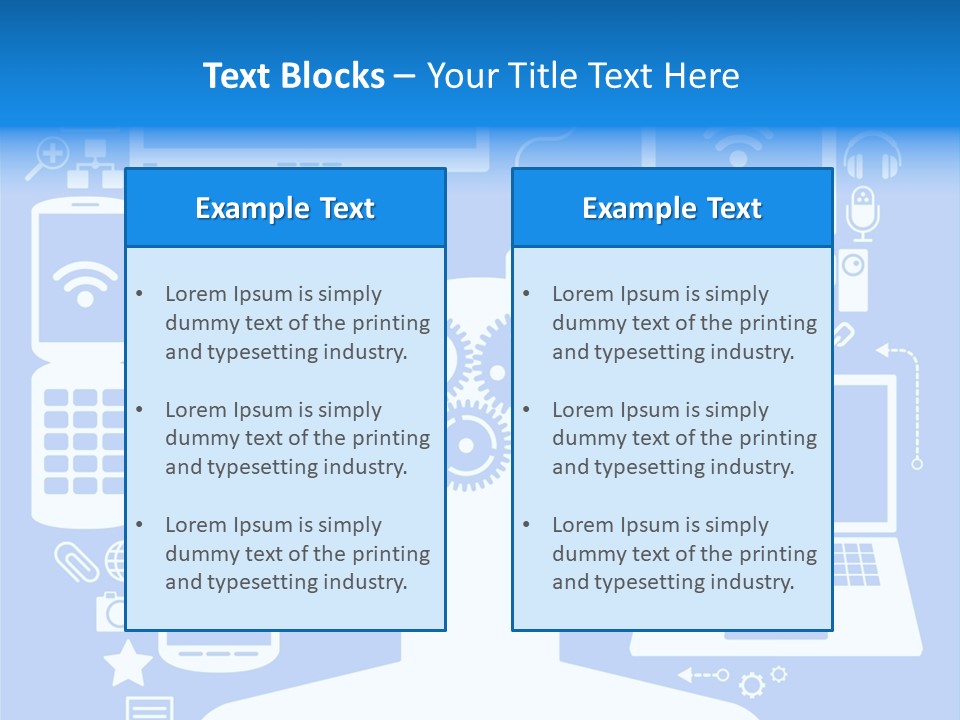 Gear Concept People PowerPoint Template