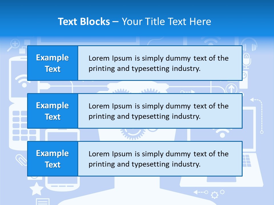 Gear Concept People PowerPoint Template