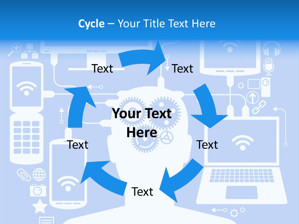 Gear Concept People PowerPoint Template