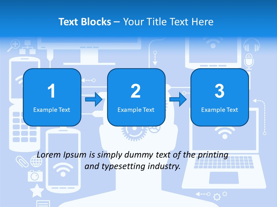 Gear Concept People PowerPoint Template