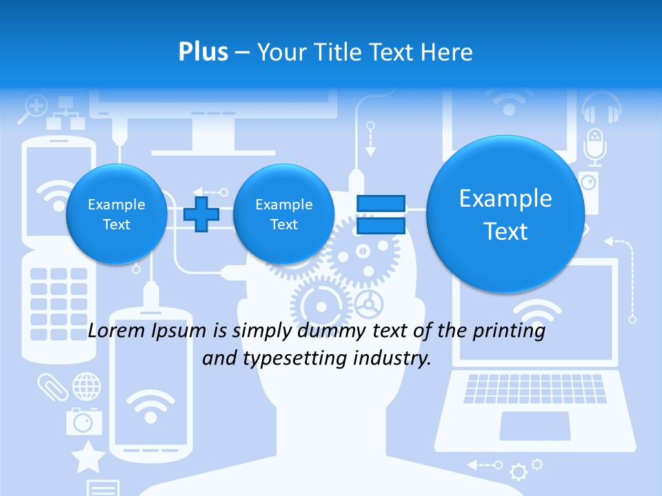 Gear Concept People PowerPoint Template