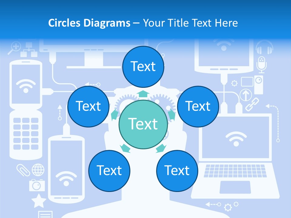 Gear Concept People PowerPoint Template
