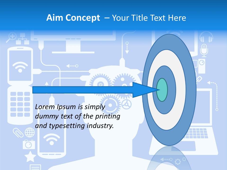 Gear Concept People PowerPoint Template