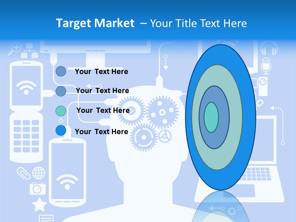 Gear Concept People PowerPoint Template