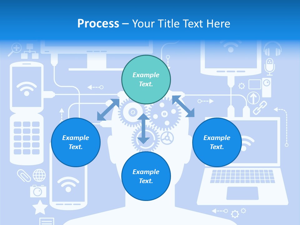Gear Concept People PowerPoint Template