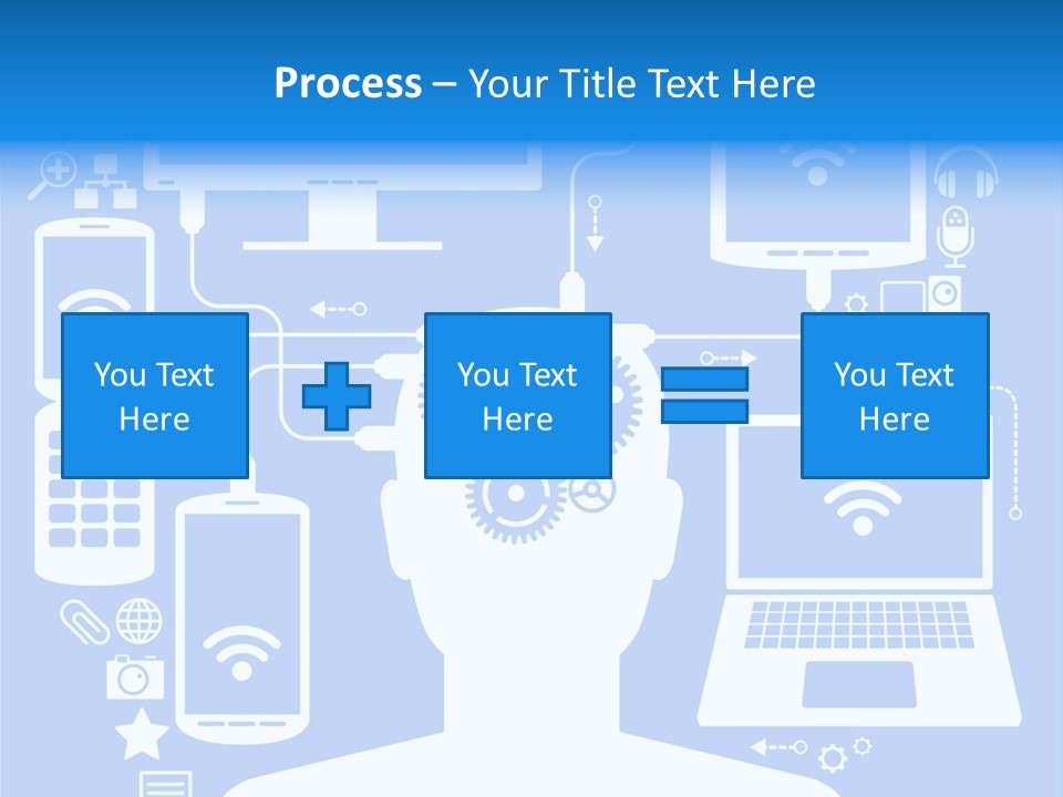 Gear Concept People PowerPoint Template
