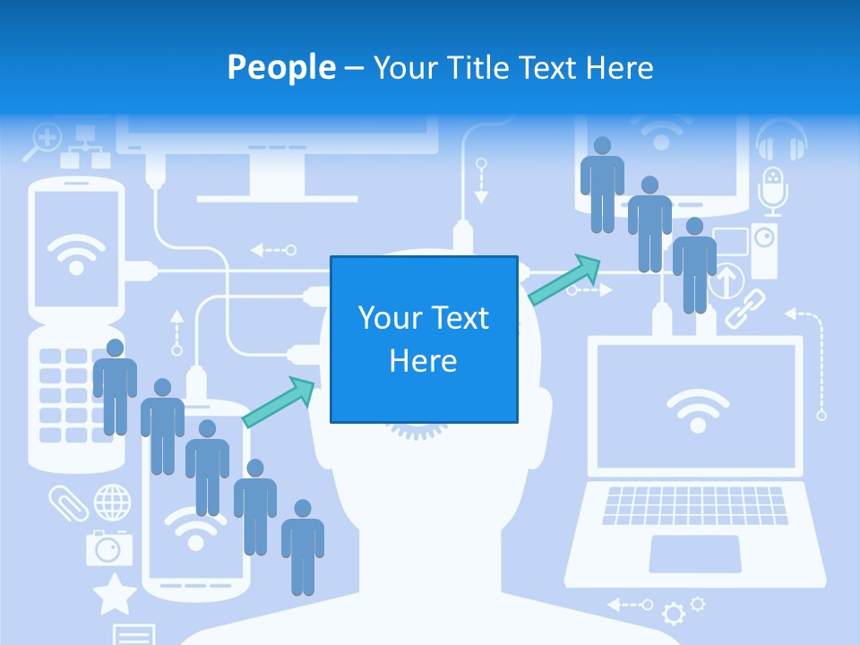 Gear Concept People PowerPoint Template