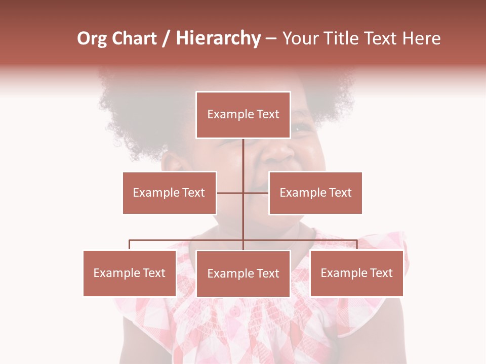 Cute African American Little PowerPoint Template