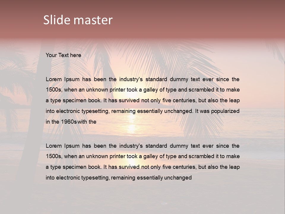 Art Cityscape Gray PowerPoint Template