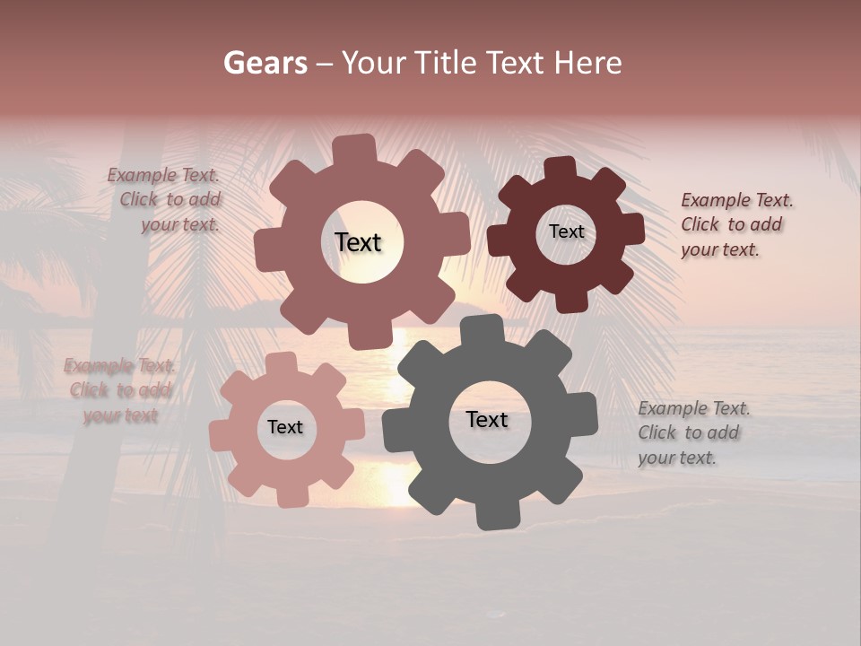 Art Cityscape Gray PowerPoint Template