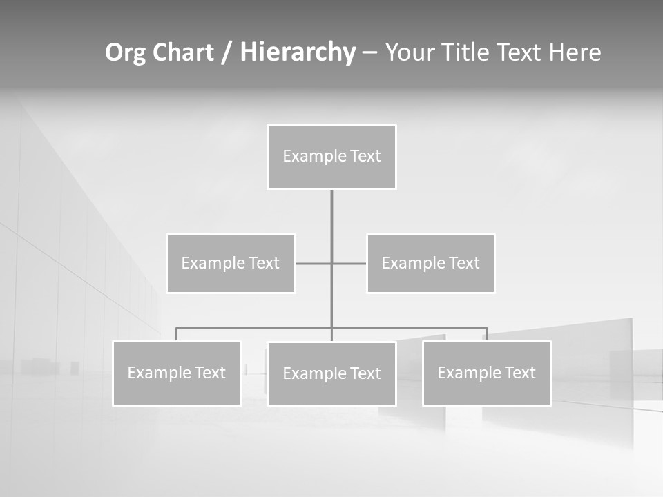 Art Cityscape Gray PowerPoint Template