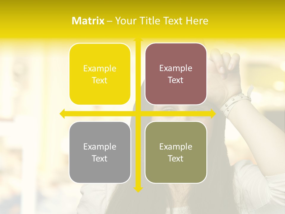 Conceptual Arm Index PowerPoint Template