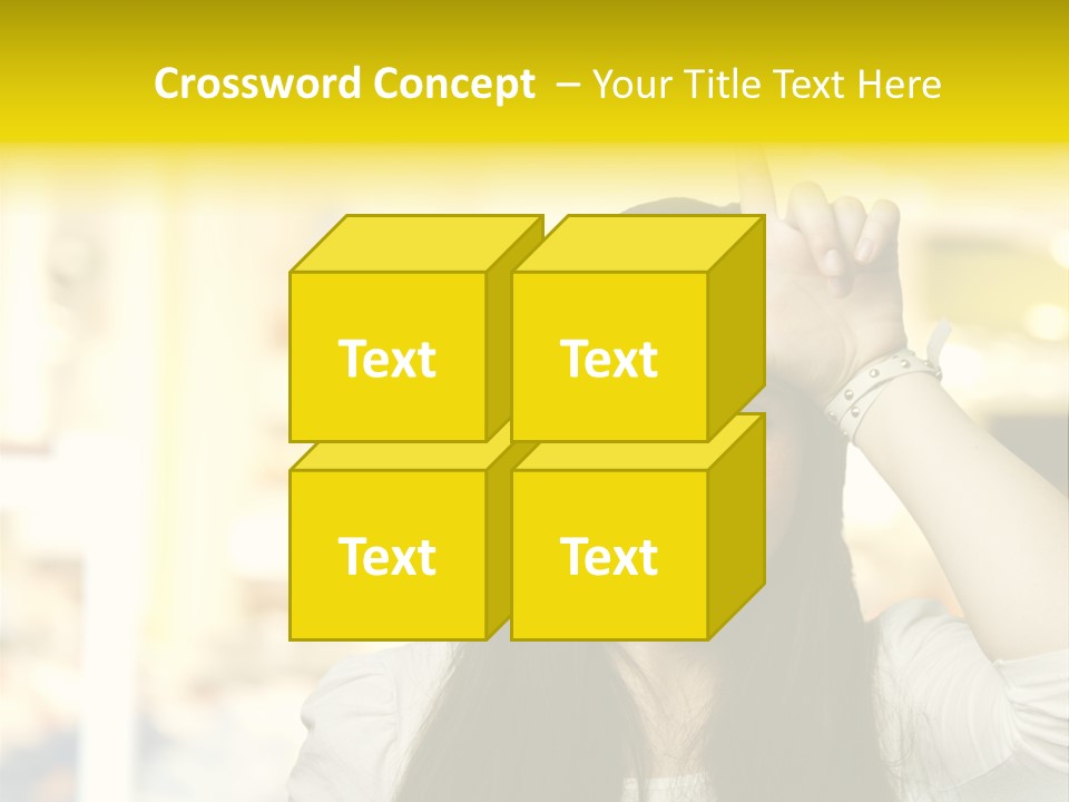 Conceptual Arm Index PowerPoint Template