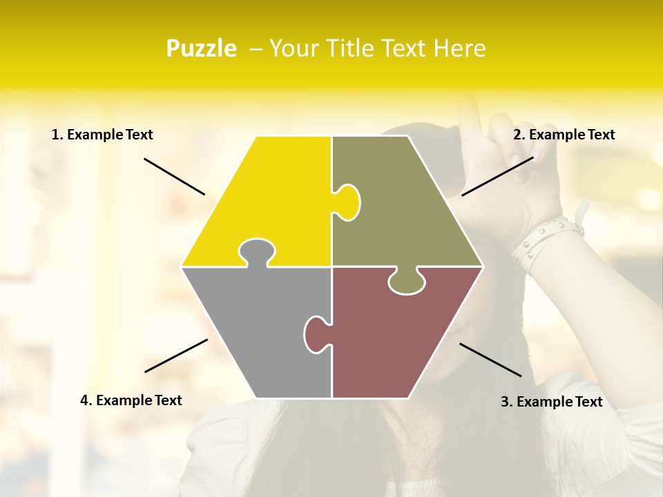 Conceptual Arm Index PowerPoint Template