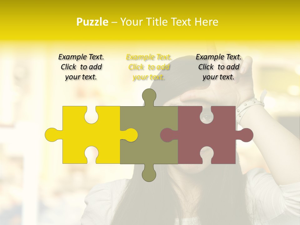 Conceptual Arm Index PowerPoint Template