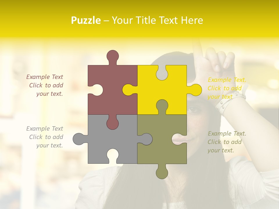 Conceptual Arm Index PowerPoint Template
