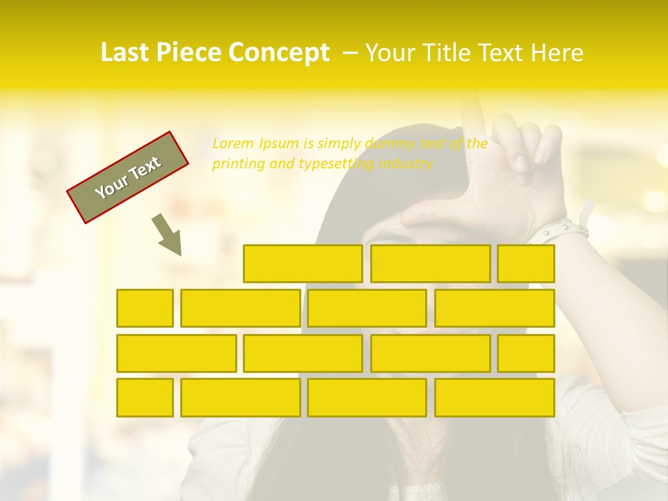 Conceptual Arm Index PowerPoint Template