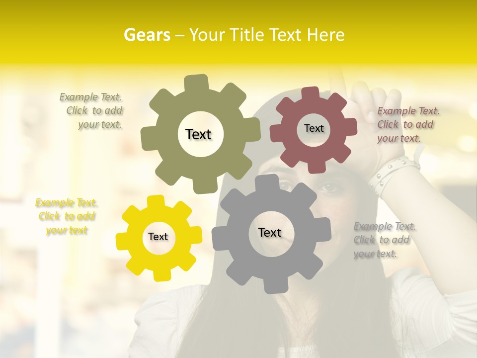 Conceptual Arm Index PowerPoint Template