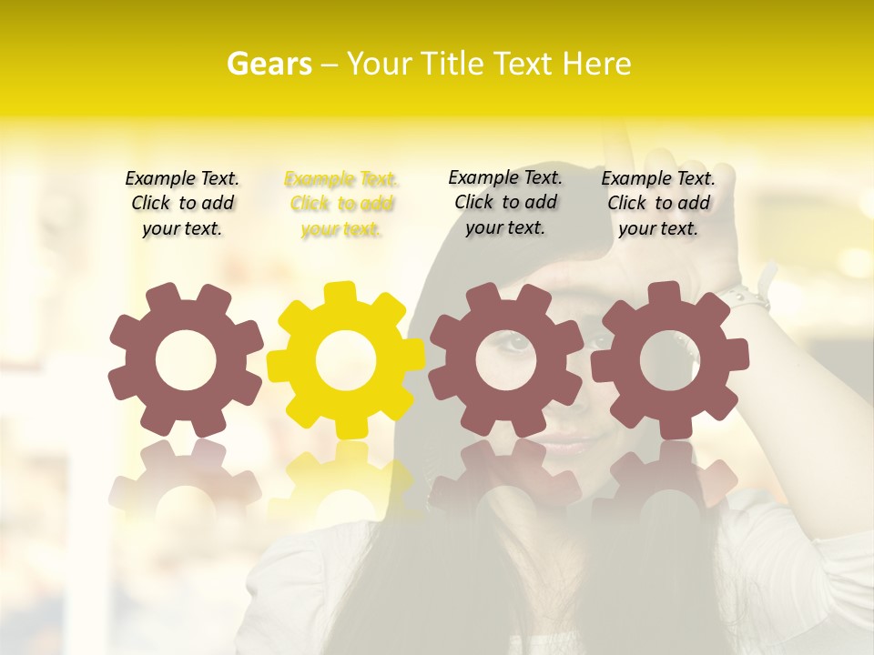 Conceptual Arm Index PowerPoint Template