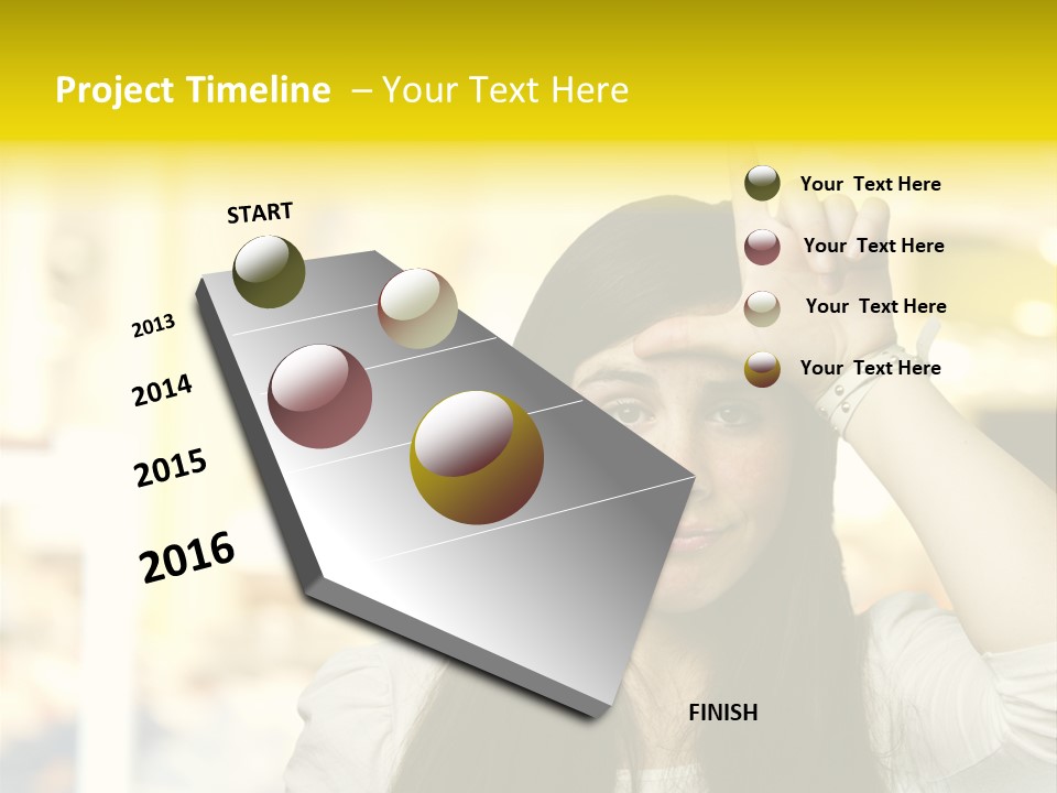 Conceptual Arm Index PowerPoint Template
