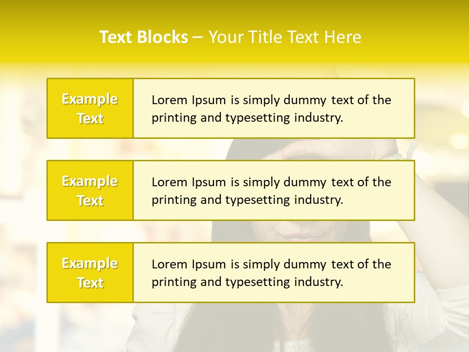 Conceptual Arm Index PowerPoint Template