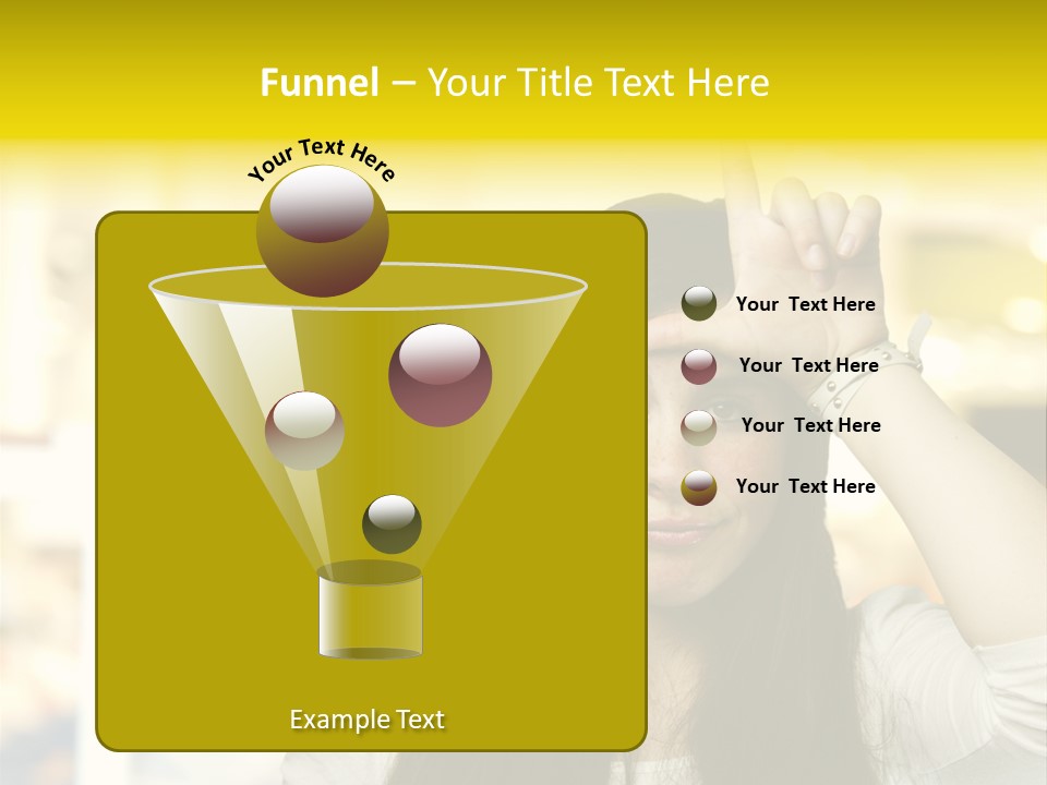 Conceptual Arm Index PowerPoint Template