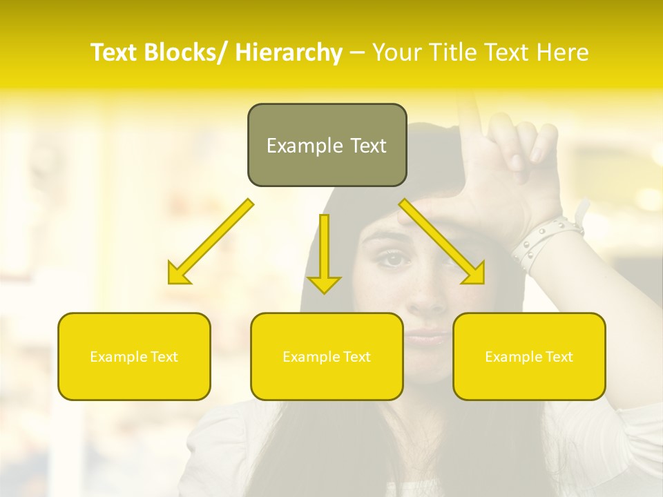 Conceptual Arm Index PowerPoint Template