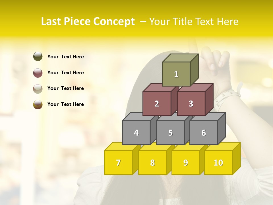 Conceptual Arm Index PowerPoint Template
