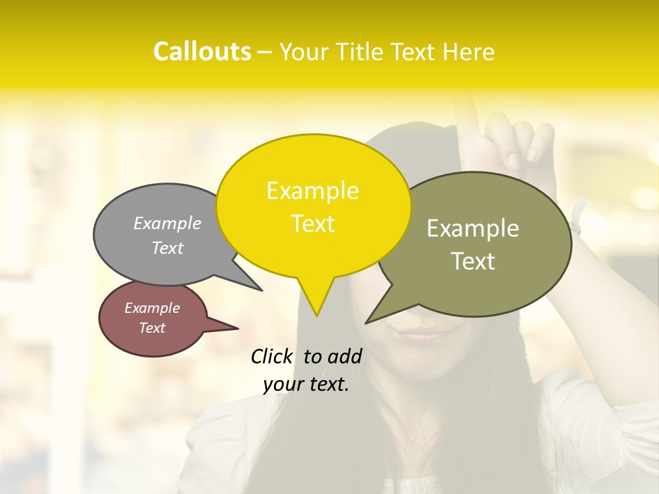 Conceptual Arm Index PowerPoint Template