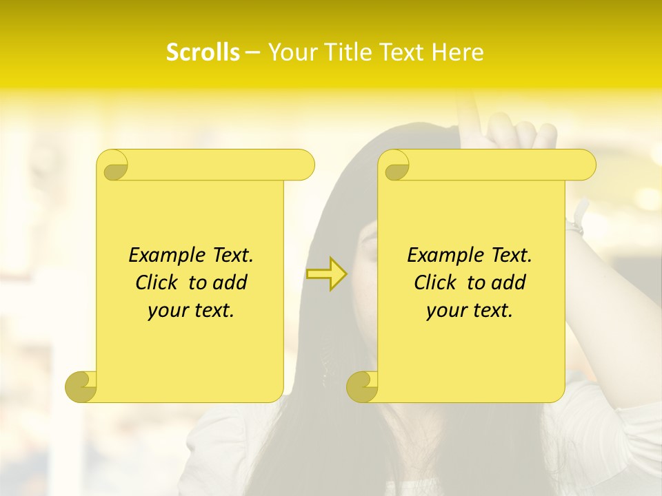 Conceptual Arm Index PowerPoint Template