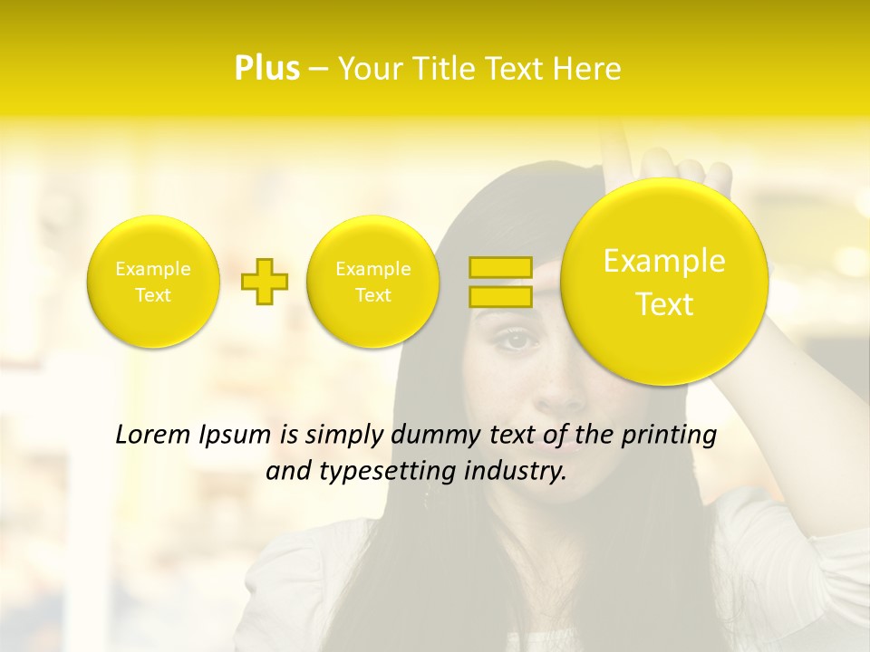Conceptual Arm Index PowerPoint Template